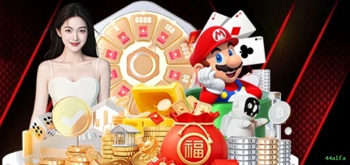 Imagem promocional do aplicativo mobile da 44alfa